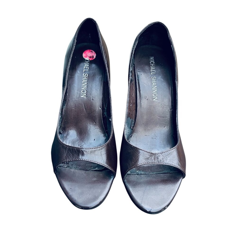 Michael Shannon Chocolate Brown Savory Heels